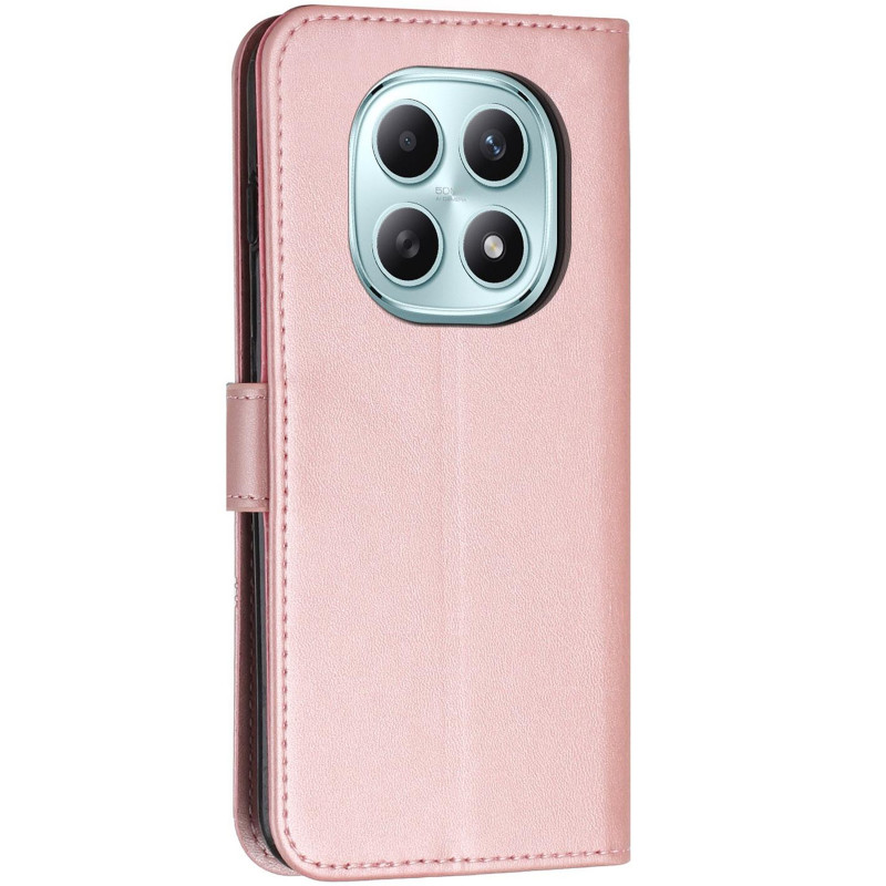 Фото Кожаный чехол-книжка Jet Cover для Xiaomi Redmi Note 15 4G/5G (EU) (Rose Gold) в магазине vchehle.ua