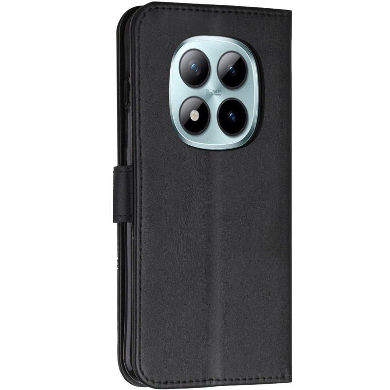 Фото Шкіряний чохол-книжка Jet Cover на Xiaomi Redmi Note 15 Pro 5G (Black) в маназині vchehle.ua