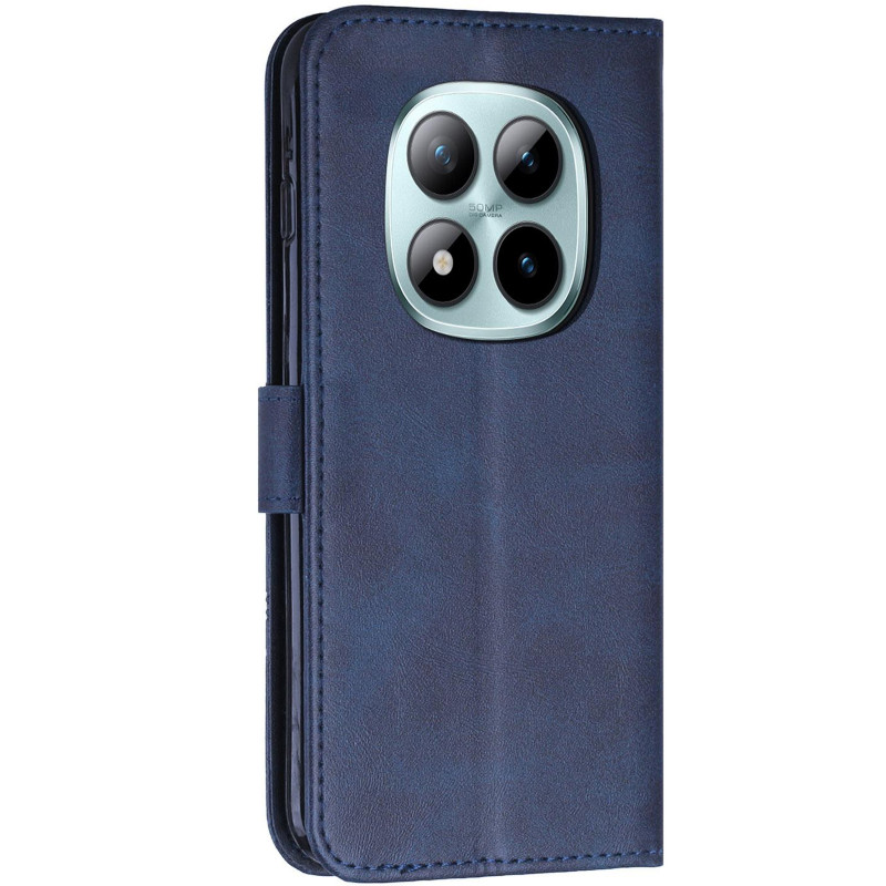 Фото Шкіряний чохол-книжка Jet Cover на Xiaomi Redmi Note 15 Pro 5G (Blue) в маназині vchehle.ua