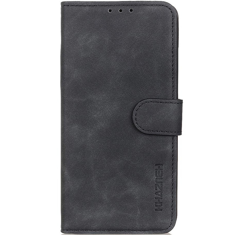 Кожаный чехол-книжка KHAZNEH Retro для Samsung Galaxy A36 5G / A37 5G / A56 5G (Black)