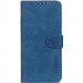 Кожаный чехол-книжка KHAZNEH Retro для Samsung Galaxy A36 5G / A37 5G / A56 5G (Blue)