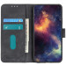 Фото Шкіряний чохол-книжка KHAZNEH Retro на Samsung Galaxy A57 5G (Black) на vchehle.ua
