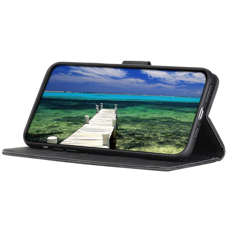 Фото Шкіряний чохол-книжка KHAZNEH Retro на Samsung Galaxy A57 5G (Black) в маназині vchehle.ua