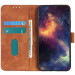 Фото Шкіряний чохол-книжка KHAZNEH Retro на Samsung Galaxy A57 5G (Brown) на vchehle.ua