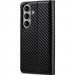 Фото Шкіряний чохол-книжка LC.IMEEKE Carbon Black на Samsung Galaxy A36 5G / A37 5G / A56 5G (Black) на vchehle.ua