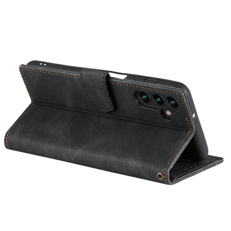 Шкіряний чохол-книжка Maverick Cover для Samsung Galaxy A16 4G/5G (Black) в магазині vchehle.ua