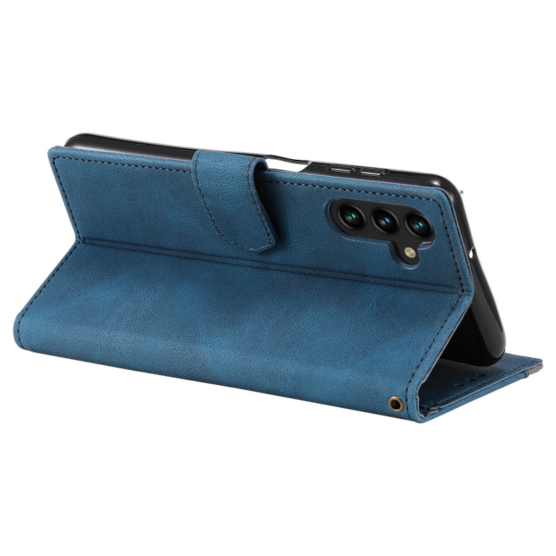 Шкіряний чохол-книжка Maverick Cover для Samsung Galaxy A16 4G/5G (Blue) в магазині vchehle.ua