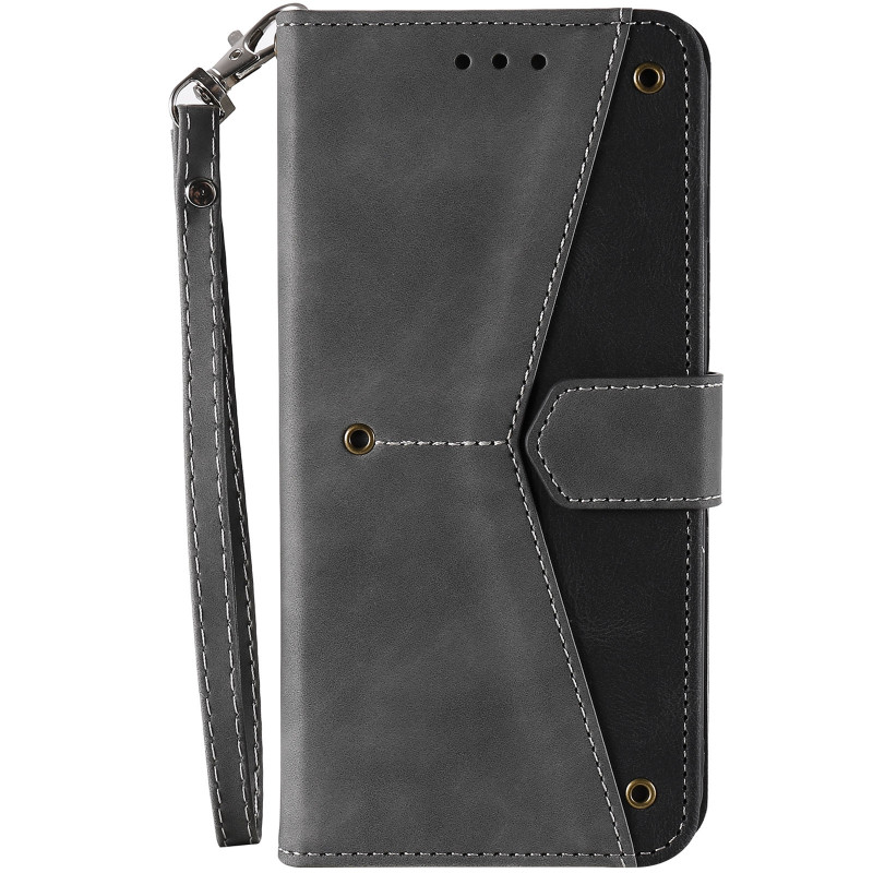 Шкіряний чохол-книжка Maverick Cover для Samsung Galaxy A16 4G/5G (Grey)