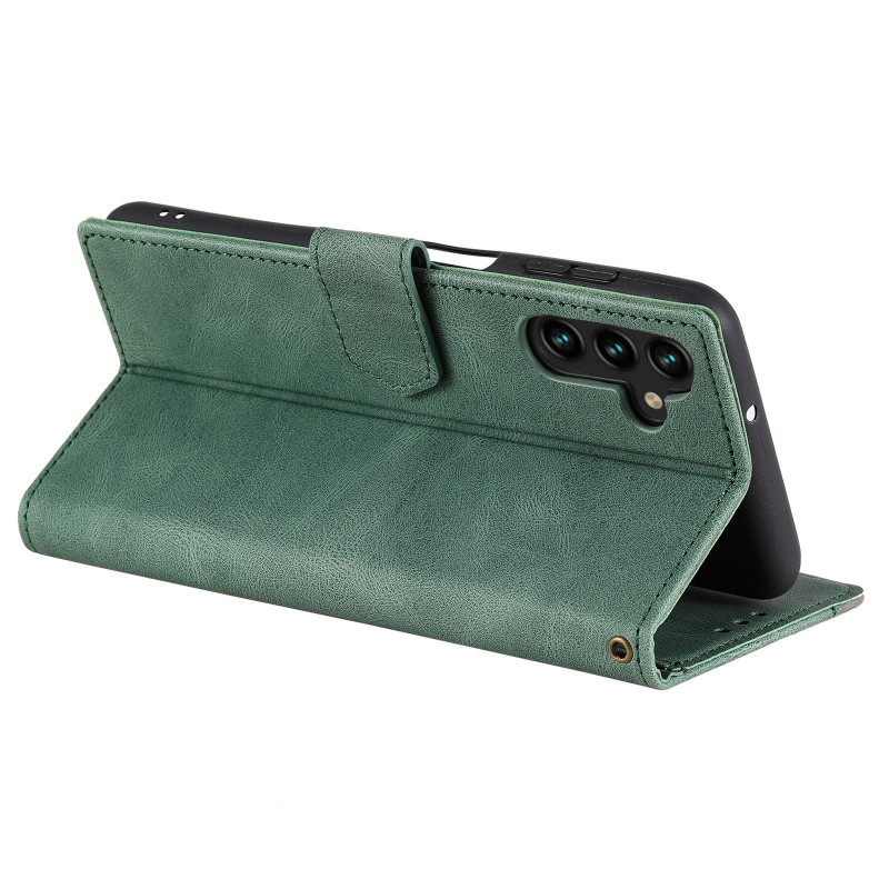 Шкіряний чохол-книжка Maverick Cover для Samsung Galaxy A17 4G/5G (Green) в магазині vchehle.ua