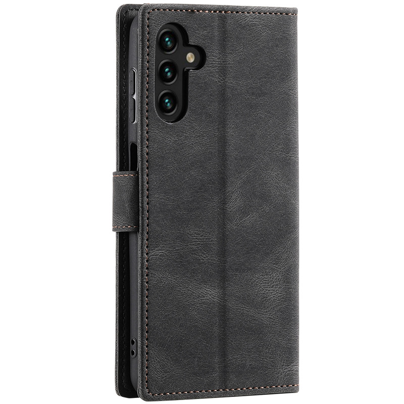 Фото Шкіряний чохол-книжка Maverick Cover для Samsung Galaxy A57 5G (Black) на vchehle.ua