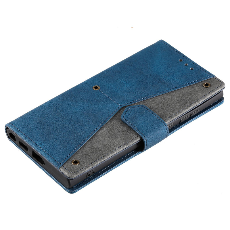 Купити Шкіряний чохол-книжка Maverick Cover для Samsung Galaxy S26 Ultra (Blue) на vchehle.ua
