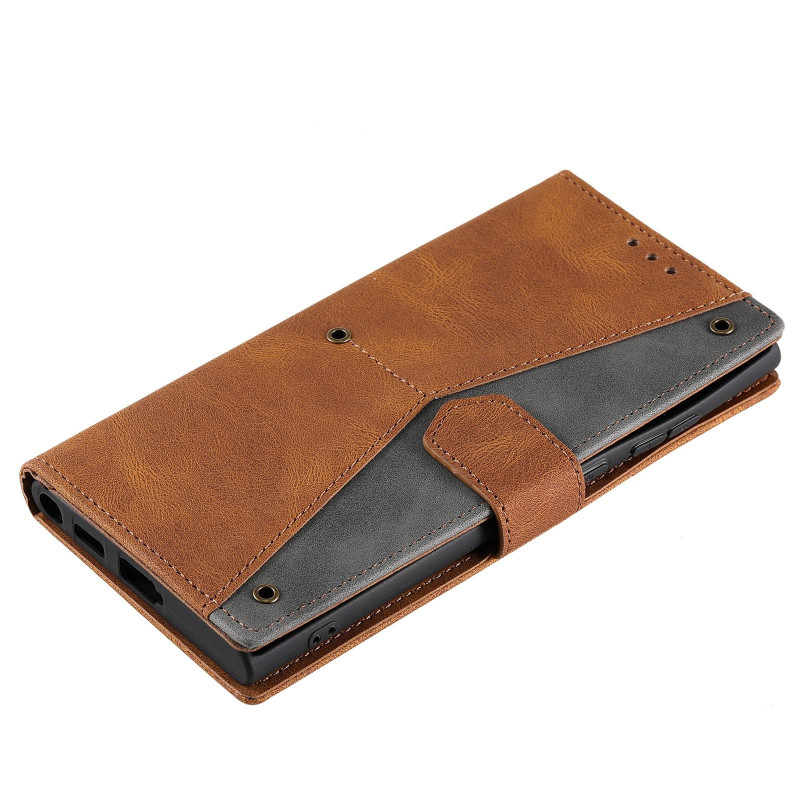Купити Шкіряний чохол-книжка Maverick Cover для Samsung Galaxy S26 Ultra (Brown) на vchehle.ua