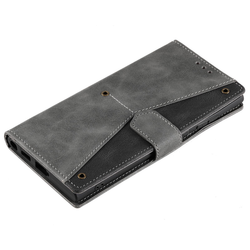 Шкіряний чохол-книжка Maverick Cover для Samsung Galaxy S26 Ultra (Grey) в магазині vchehle.ua