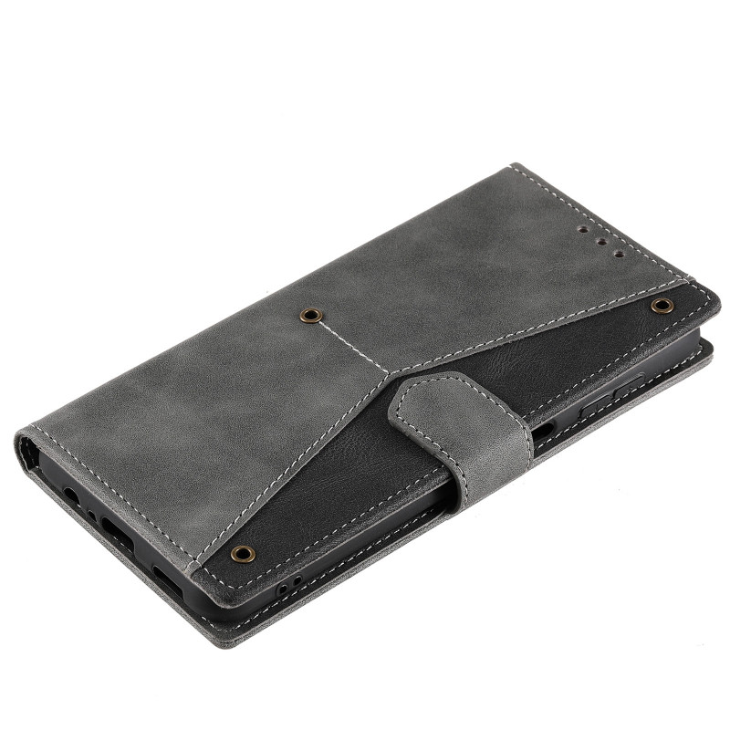 Шкіряний чохол-книжка Maverick Cover для Samsung Galaxy S26+ (Grey) в магазині vchehle.ua