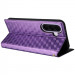Шкіряний чохол-книжка Rhombus Book на Samsung Galaxy A17 4G/5G (Purple) в магазині vchehle.ua