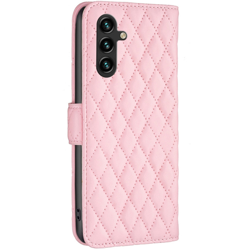 Фото Кожаный чехол-книжка Sweet Line для Samsung Galaxy A36 5G / A37 5G / A56 5G (Pink) на vchehle.ua
