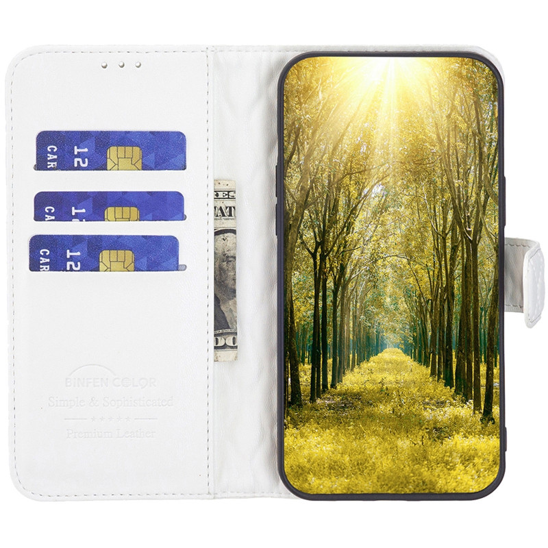 Кожаный чехол-книжка Sweet Line для Samsung Galaxy A36 5G / A37 5G / A56 5G (White) в магазине vchehle.ua