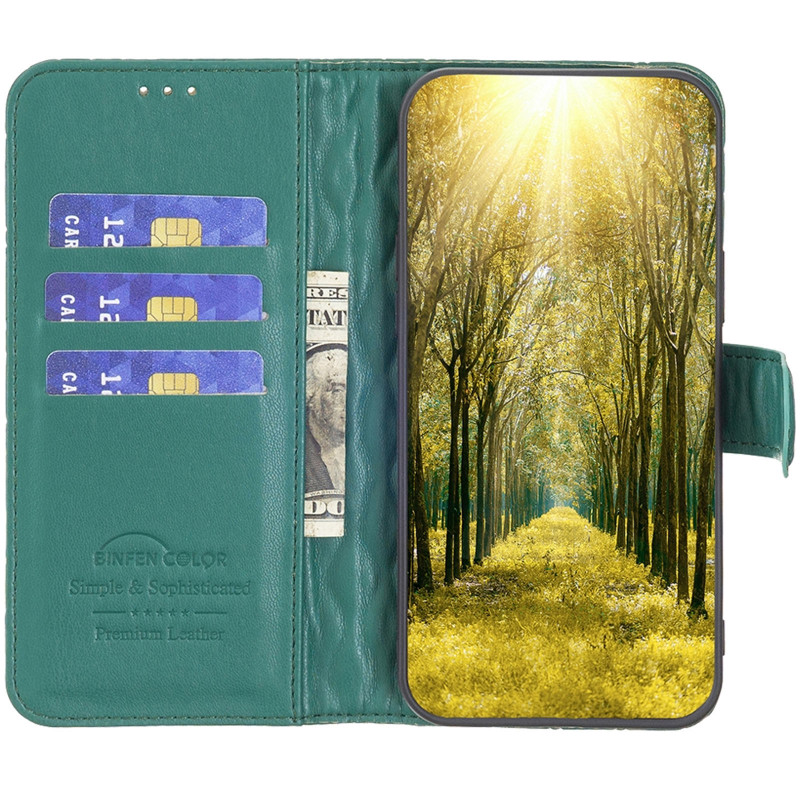 Шкіряний чохол-книжка Sweet Line для Samsung Galaxy A57 5G (Green) в магазині vchehle.ua
