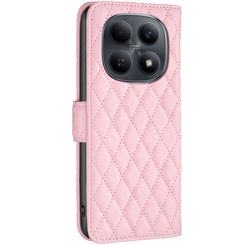 Фото Шкіряний чохол-книжка Sweet Line для Xiaomi Redmi Note 15 4G/5G (EU) (Pink) на vchehle.ua