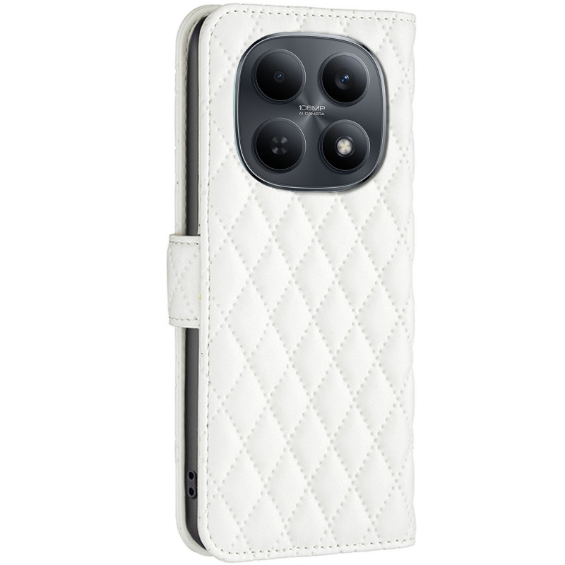 Фото Шкіряний чохол-книжка Sweet Line для Xiaomi Redmi Note 15 4G/5G (EU) (White) на vchehle.ua