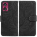 Купить Кожаный чехол-книжка Tiger для Motorola Edge 50 Fusion (Black) на vchehle.ua