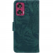 Фото Кожаный чехол-книжка Tiger для Motorola Edge 50 Fusion (Green) на vchehle.ua
