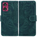 Купить Кожаный чехол-книжка Tiger для Motorola Edge 50 Fusion (Green) на vchehle.ua