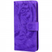 Кожаный чехол-книжка Tiger для Motorola Edge 50 Fusion (Purple)