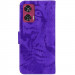 Фото Кожаный чехол-книжка Tiger для Motorola Edge 50 Fusion (Purple) на vchehle.ua
