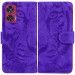 Купить Кожаный чехол-книжка Tiger для Motorola Edge 50 Fusion (Purple) на vchehle.ua