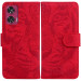 Купить Кожаный чехол-книжка Tiger для Motorola Edge 50 Fusion (Red) на vchehle.ua