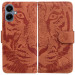 Фото Кожаный чехол-книжка Tiger для Samsung Galaxy A07 / A06 (Brown) на vchehle.ua