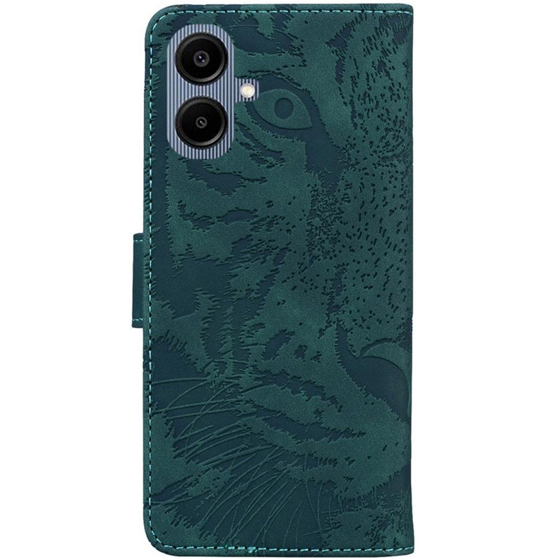 Фото Кожаный чехол-книжка Tiger для Samsung Galaxy A07 / A06 (Green) на vchehle.ua