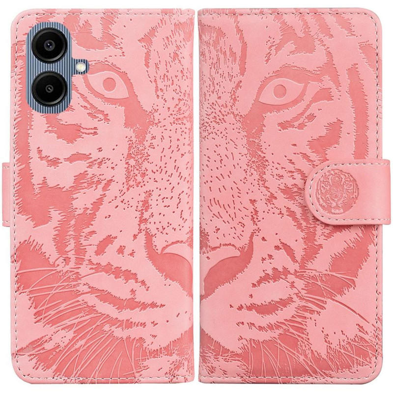 Купить Кожаный чехол-книжка Tiger для Samsung Galaxy A07 / A06 (Pink) на vchehle.ua
