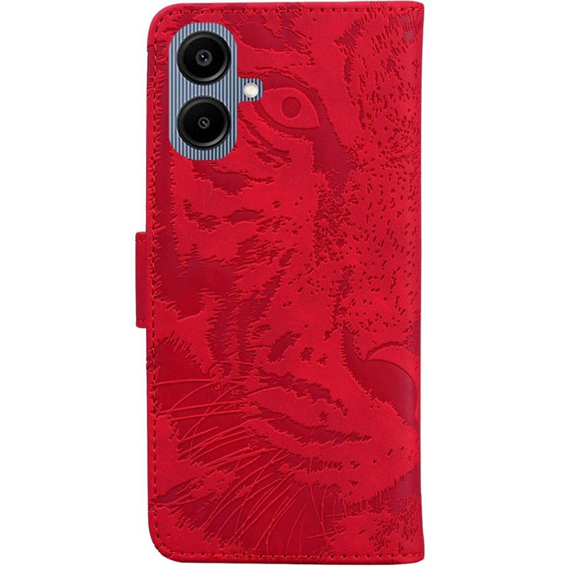 Фото Кожаный чехол-книжка Tiger для Samsung Galaxy A07 / A06 (Red) на vchehle.ua