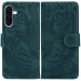 Купить Кожаный чехол-книжка Tiger для Samsung Galaxy A36 5G / A37 5G / A56 5G (Green) на vchehle.ua