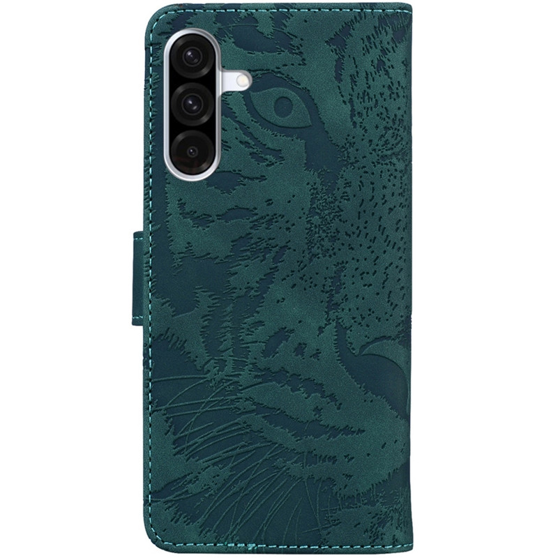 Фото Шкіряний чохол-книжка Tiger на Samsung Galaxy A57 5G (Green) на vchehle.ua