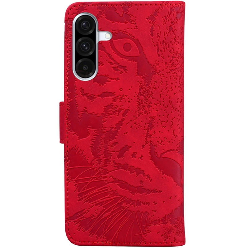Фото Шкіряний чохол-книжка Tiger на Samsung Galaxy A57 5G (Red) на vchehle.ua