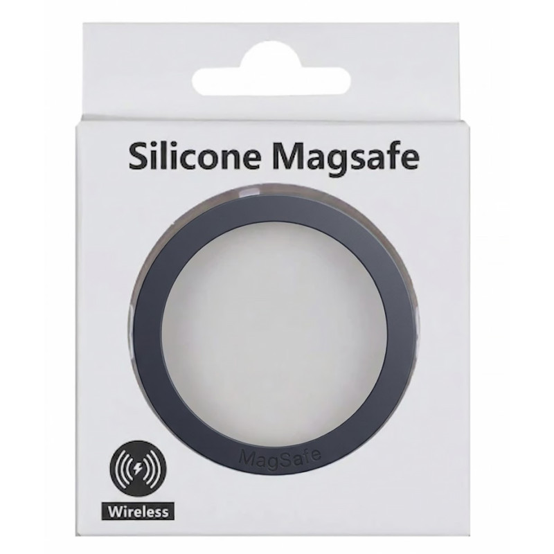 Фото Металеве кільце Silicone Magnetic Safe (Midnight Blue) на vchehle.ua