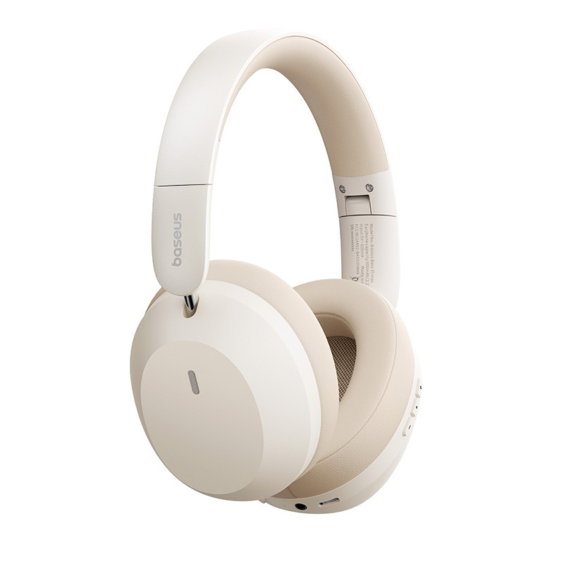 Накладні бездротові навушники Baseus Bass 35 Max (A00070800) (Stellar White) в магазині vchehle.ua