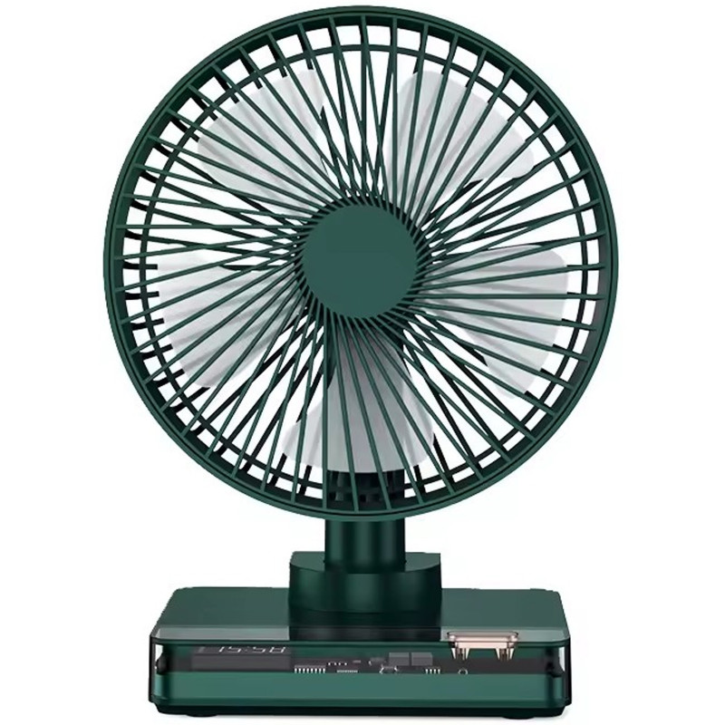 Настольный вентилятор DF11-B with clock 7200 mAh (Green)