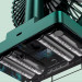 Фото Настольный вентилятор DF11-B with clock 7200 mAh (Green) в магазине vchehle.ua