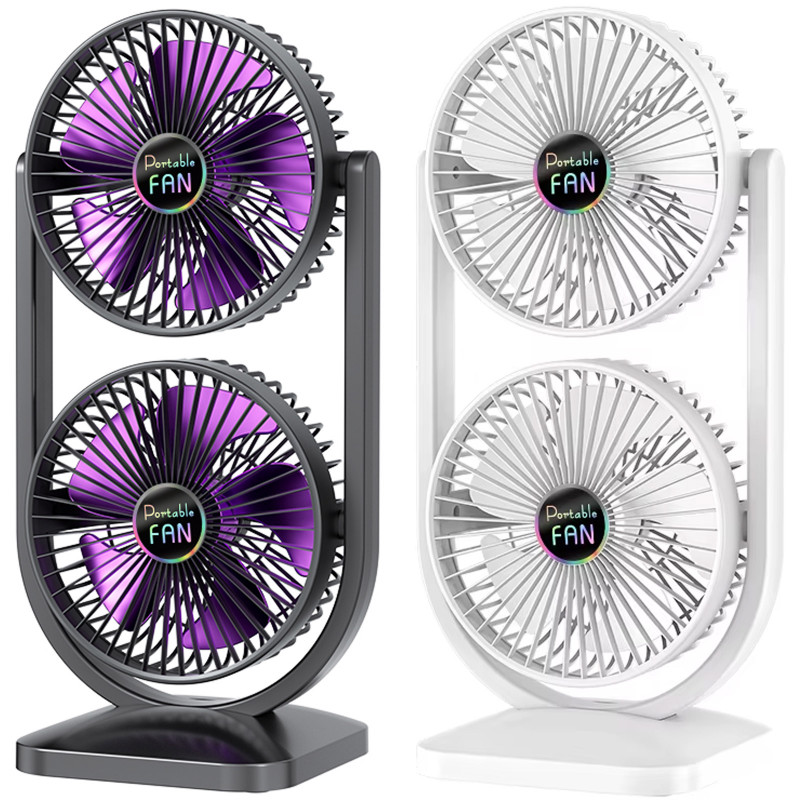 Настільний вентилятор S30 Dual-Fan 3000mAh