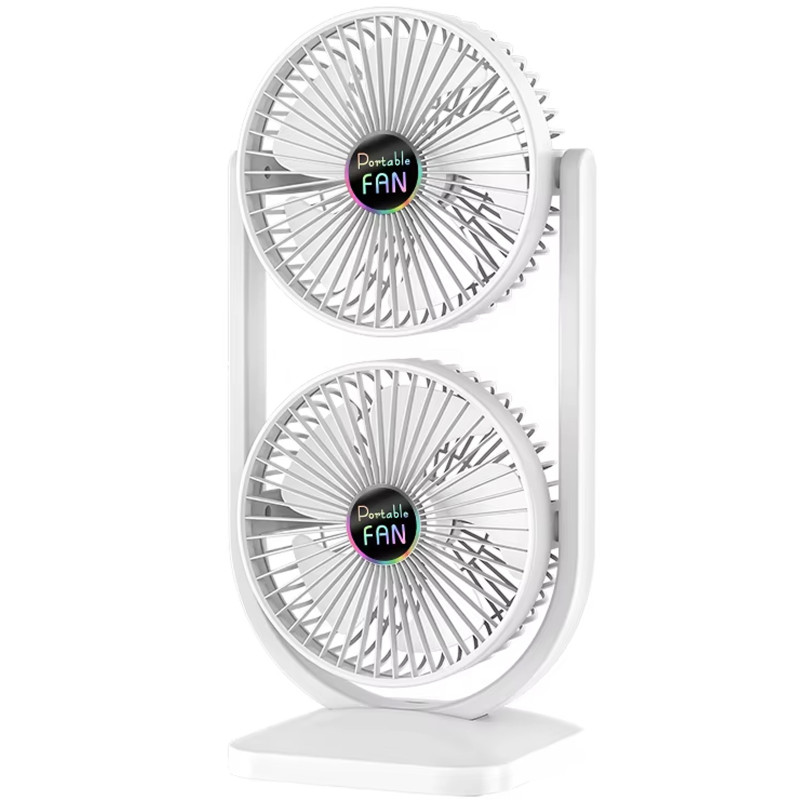 Настільний вентилятор S30 Dual-Fan 3000mAh (White)