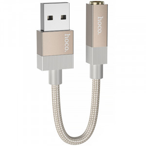 Переходник Hoco UPA32D Clever USB to 3.5mm
