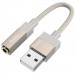Фото Переходник Hoco UPA32D Clever USB to 3.5mm (Gold) в магазине vchehle.ua