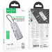 Замовити Перехідник HUB Hoco HB52 Wow 8in1 (Type-C to HDTV+RJ45+SD/TF+PD+Type-C3.0+2xUSB3.0) (Deep space gray) на vchehle.ua