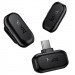 Купить Петличный беспроводной микрофон Hoco L26 Dual-mic Smart AI (Type-C) (Black) на vchehle.ua