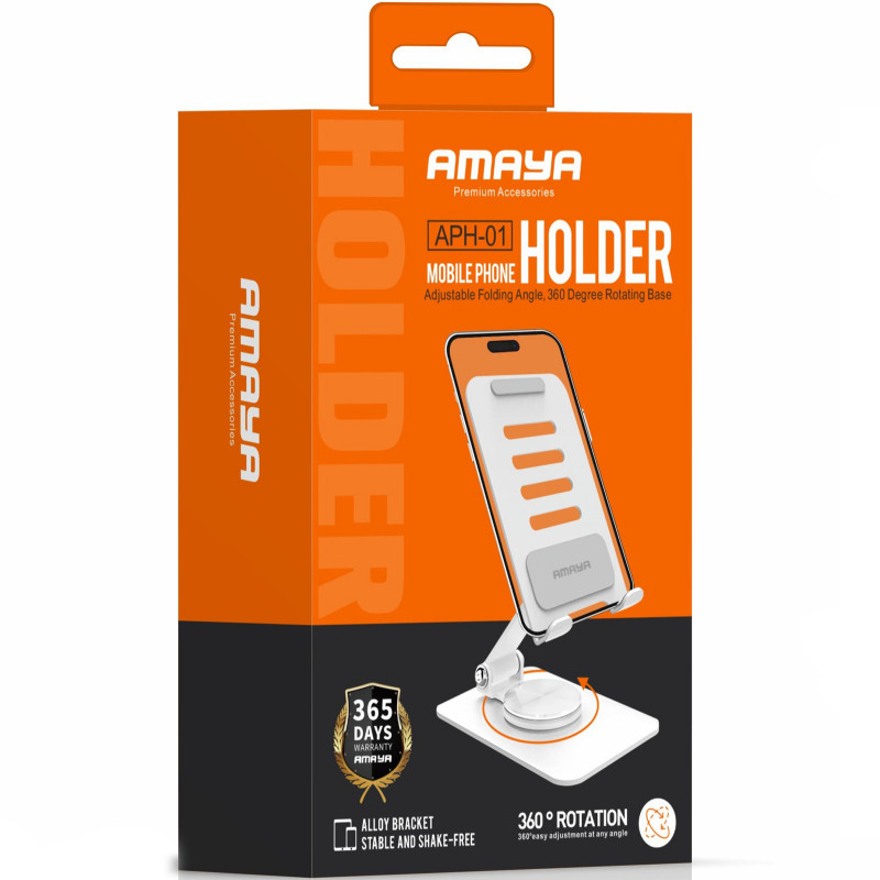 Фото Підставка для телефону Amaya APH-01 (White) на vchehle.ua