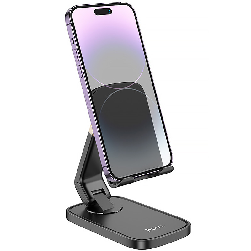Фото Підставка для телефону Hoco HD8 Blackfish (Black) на vchehle.ua